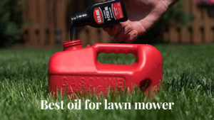 best oil for lawn mower